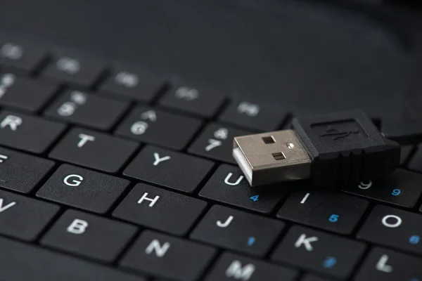 Számítógép USB-billentyűzet — Stock Fotó