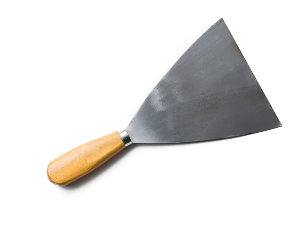 Putty knife isolated on white — Stock Photo, Image