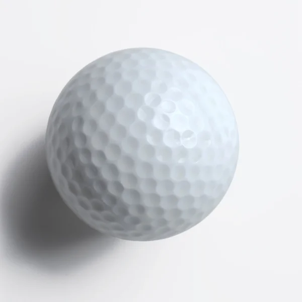 Golf ball met uitknippad — Stockfoto