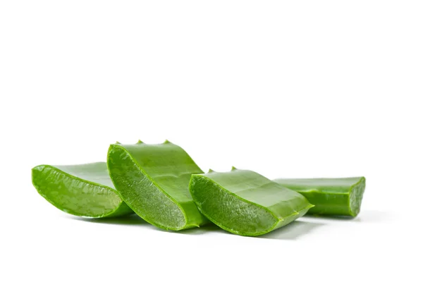 Aloe Vera på vit bakgrund — Stockfoto