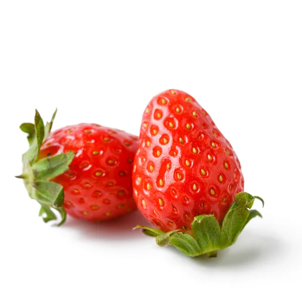 Fresh strawberry on white background — Stock Photo, Image