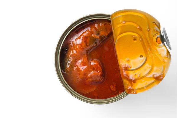 Сардины в томатном соусе — стоковое фото