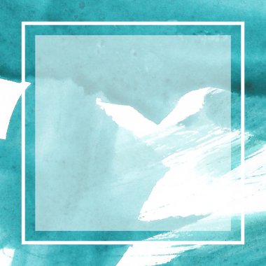 Soyut suluboya çerçeve. Doku el boyalı. Poster, kart, davet şablonu.