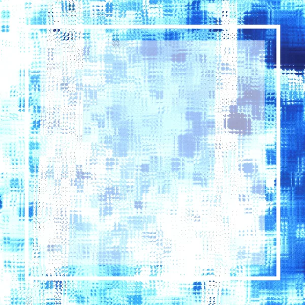 Abstract aquarel frame. Handgeschilderde textuur met glitch en digitale effecten. Poster, card, uitnodiging sjabloon. — Stockfoto