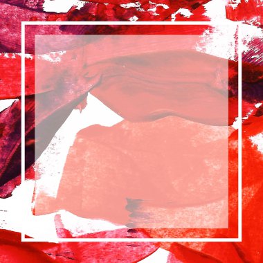 El çerçeve boyalı. Akrilik boya dokulu arka plan