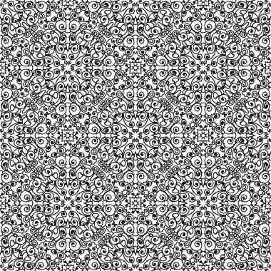 etnik soyut çizilmiş seamless modeli