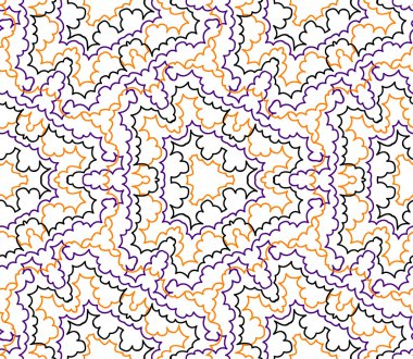 etnik soyut çizilmiş seamless modeli