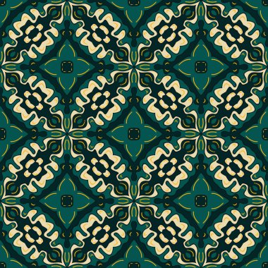 etnik soyut çizilmiş seamless modeli