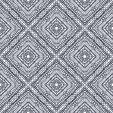 etnik soyut çizilmiş seamless modeli
