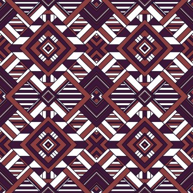 Funky soyut geometrik Seamless Modeli