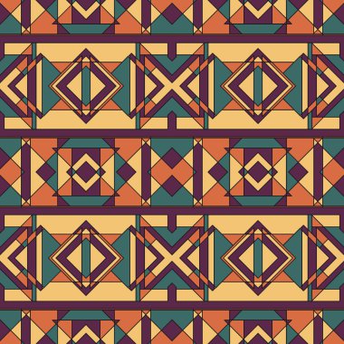 Funky soyut geometrik Seamless Modeli