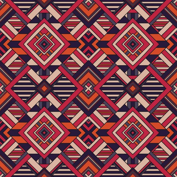 Funky absztrakt geometriai Seamless Pattern — Stock Vector