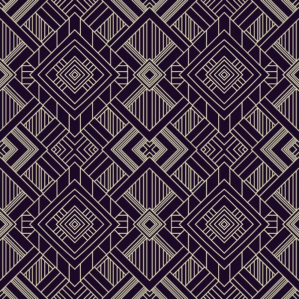 Naadloze geometrische patroon. Art Deco stijl — Stockvector