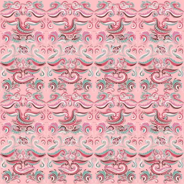 Joli motif baroque sans couture — Image vectorielle