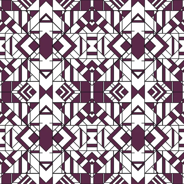 Funky absztrakt geometriai Seamless Pattern — Stock Vector