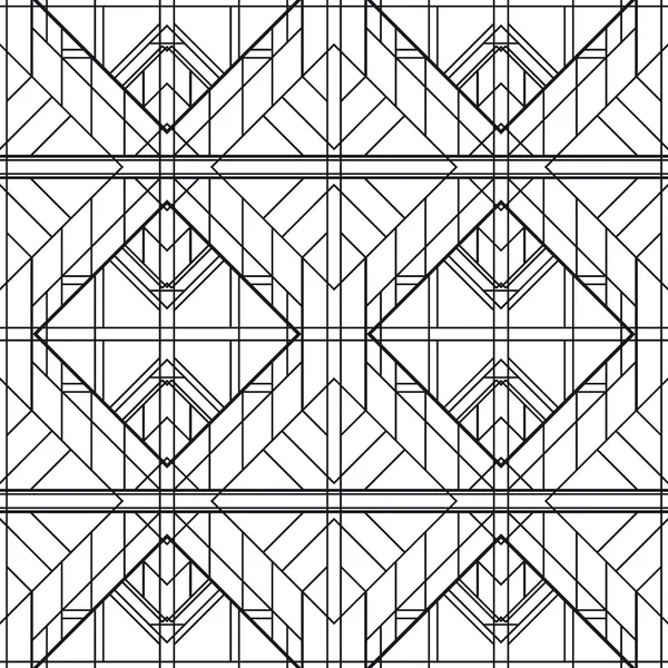 Kesintisiz geometrik desen. Art Deco tarz 