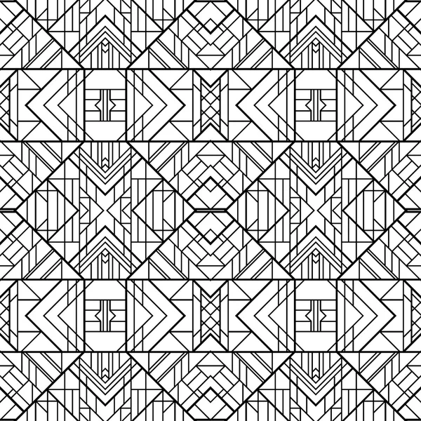 Kesintisiz geometrik desen. Art Deco tarz 