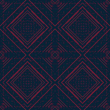 Funky geometrik soyut seamless modeli