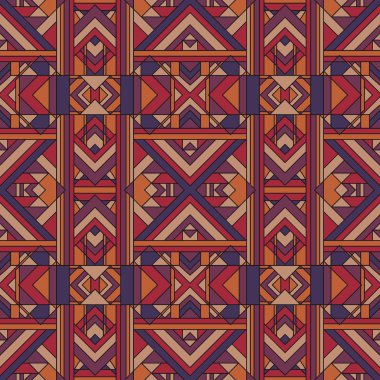 Çok acayip renkli geometrik Seamless Modeli