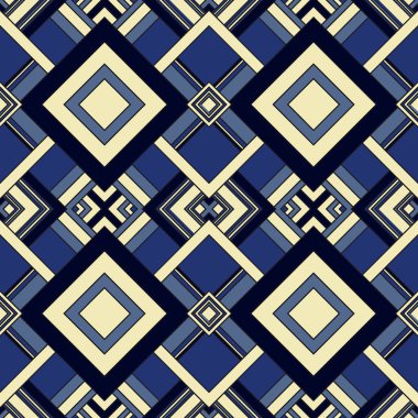 Çok acayip renkli geometrik Seamless Modeli