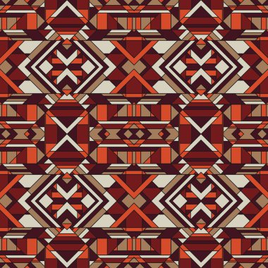 Çok acayip renkli geometrik Seamless Modeli