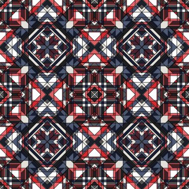 Çok acayip renkli geometrik Seamless Modeli