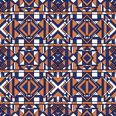 Çok acayip renkli geometrik Seamless Modeli