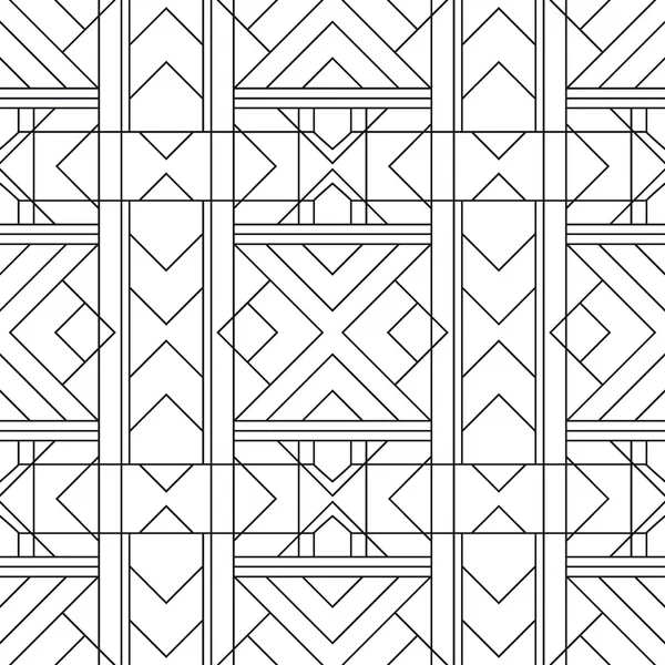 Nahtlose geometrische Muster. Art Deco gestylt — Stockvektor