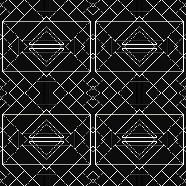 Seamless Geometric Pattern. Art Deco styled — Stock Vector