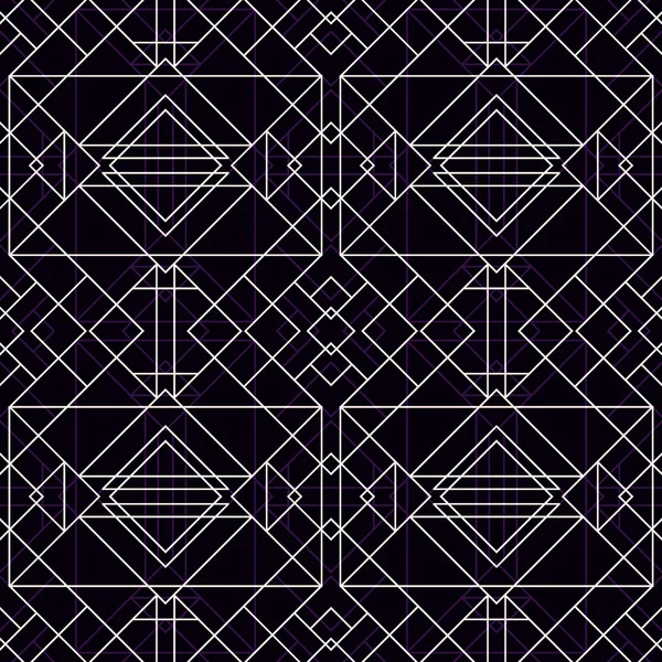 Sömlös geometriska mönster. Art deco-stil — Stock vektor
