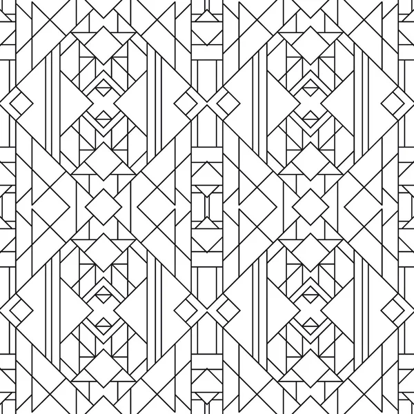 Seamless Geometric Pattern. Art Deco styled — Stock Vector