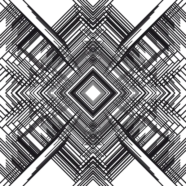 Abstracte monochroom geometrische achtergrond — Stockvector