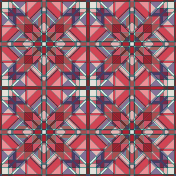 Ganska häftiga färgglada geometriska Seamless mönster — Stock vektor