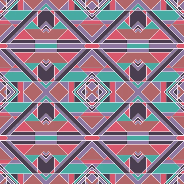 Vrij Funky kleurrijke naadloze geometrische patroon — Stockvector