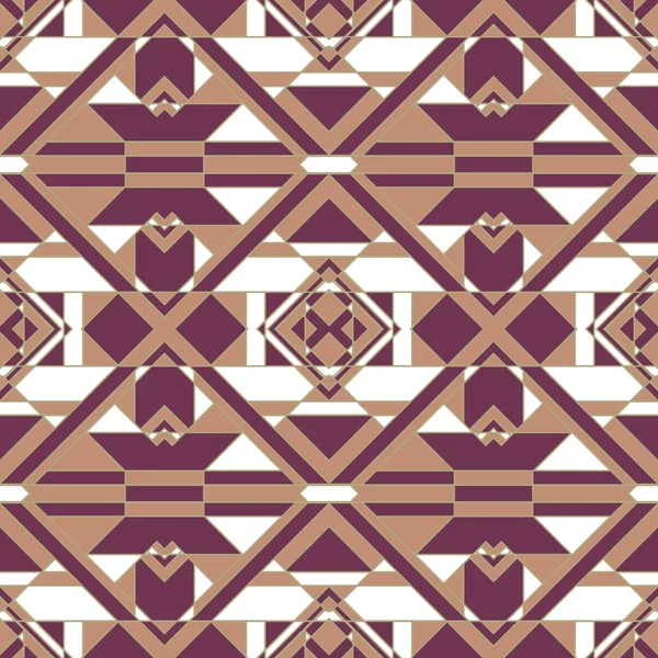 Bastante Funky patrón geométrico colorido sin costura — Archivo Imágenes Vectoriales