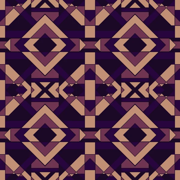 Bastante Funky patrón geométrico colorido sin costura — Archivo Imágenes Vectoriales