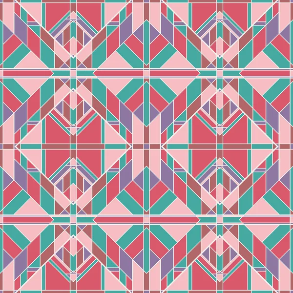 Vrij Funky kleurrijke naadloze geometrische patroon — Stockvector