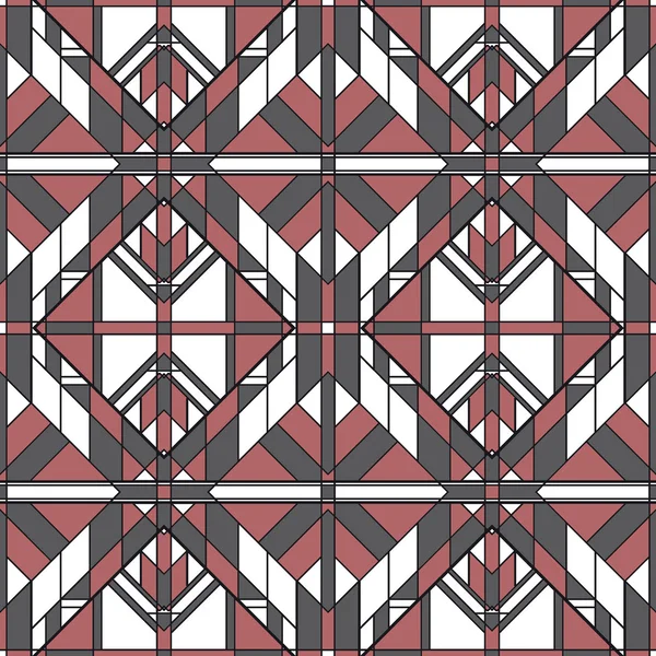 꽤 펑키 다채로운 기하학적 완벽 한 패턴 — 스톡 벡터