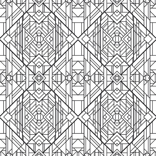 Bezešvé geometrický vzor. Art Deco stylu — Stockový vektor
