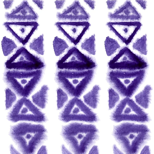 Sulu Boya Dikişsiz desen Etnik kabile el çekilmiş