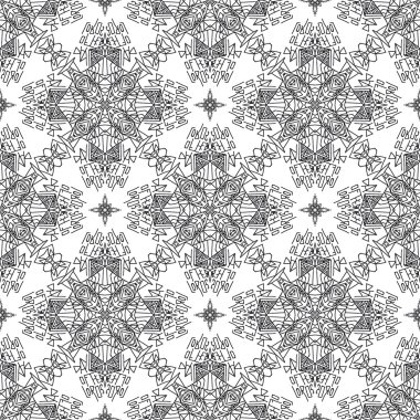 kabile soyut çizilmiş seamless modeli