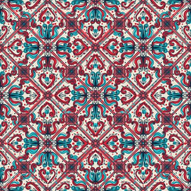 kabile soyut çizilmiş seamless modeli