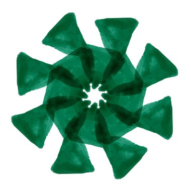 soyut suluboya el çiçek beyaz zemin üzerine çekilmiş. 