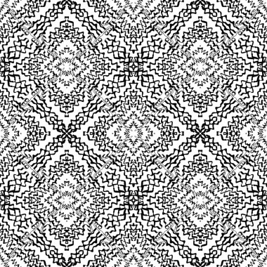 kabile soyut çizilmiş seamless modeli