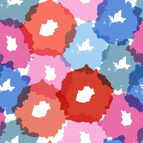 Soyut Dikişsiz desen çizilmiş suluboya Çiçekler teslim