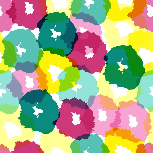 Bezešvé vzory s abstraktní ručně tažené akvarel květiny — Stockový vektor
