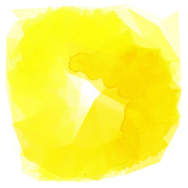 Suluboya ve üçgen parlak çiçek arka plan dokular - karışık