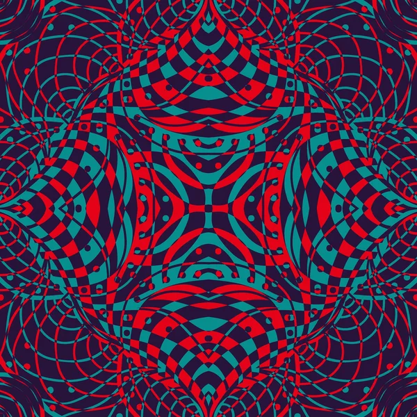 Patrón bastante abstracto sin costura - fondo tribal — Archivo Imágenes Vectoriales