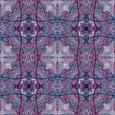 soyut sorunsuz doodle desen - çift pozlama tasarım