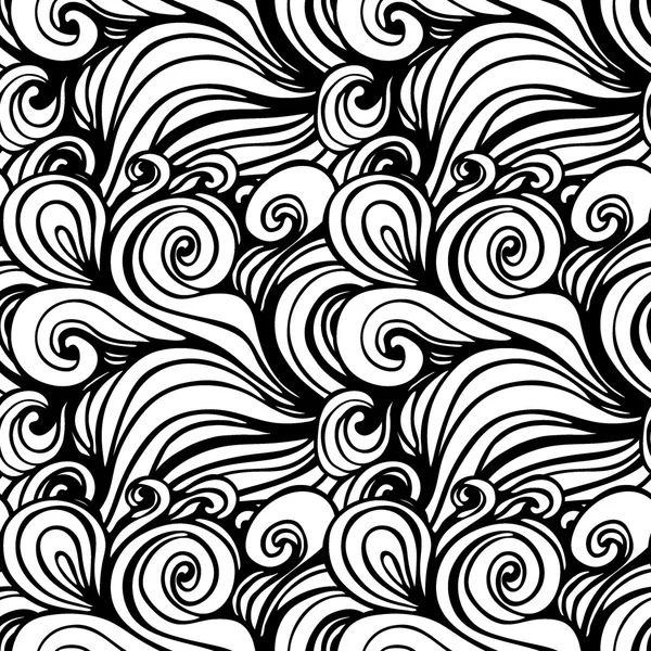 Wavy seamless pattern — Stock Vector